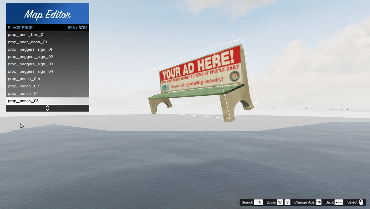 prop_bench_05 — FiveM object hash